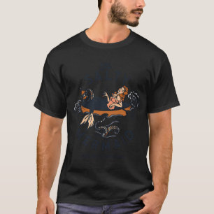 De Salty Mermaid Dive Bar & Fish Shack Cool Retro T-shirt