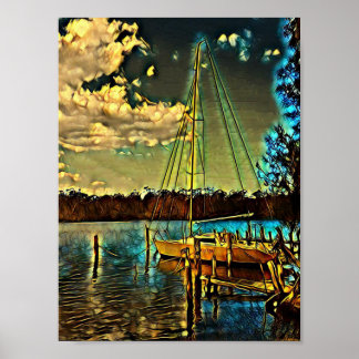 De Salty Tiger Poster