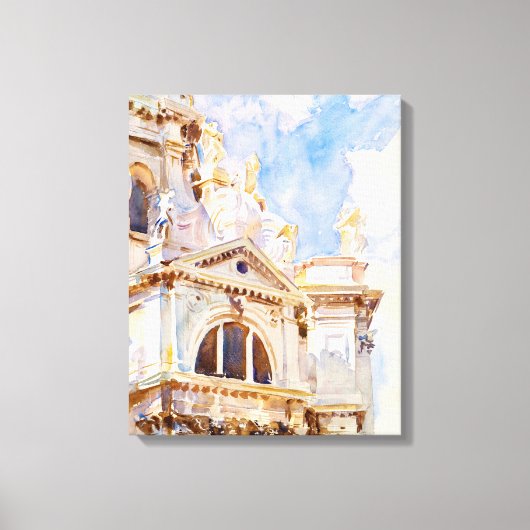 De Salute, Venetië, van John Singer Canvas Afdruk (Voorkant)