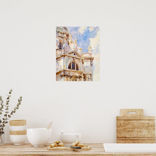 De Salute, Venetië, van John Singer Poster (Keuken)