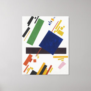 De Samenstelling van Suprematist door Kazimir Canvas Afdruk