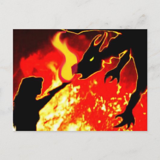 De samenvatting briefkaart (Voorkant)