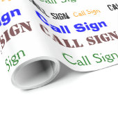 De Samenvatting van de Gift Wrap van het Teken van Cadeaupapier (Rol Hoek)