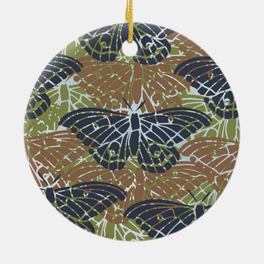 De Samenvatting van vlinders Keramisch Ornament (Achterkant)