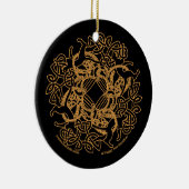 De Samhain Katten Celtic Ornament (Rechts)