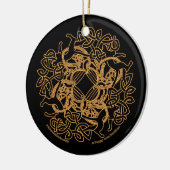 De Samhain Katten Celtic Ornament (Links)