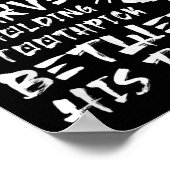 De samoerai doet alsof hij wijs uitgehongerd is poster (Hoek)