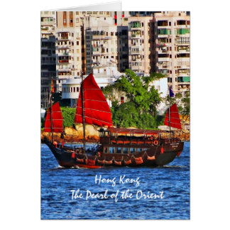 De Sampan van Hong Kong de Parel van het Oosten