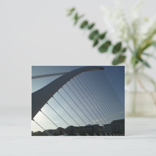 De Samuel Beckett Bridge Briefkaart (Staand voorkant)