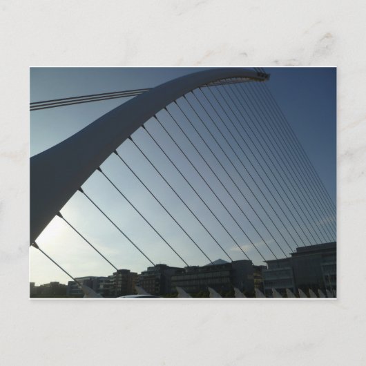 De Samuel Beckett Bridge Briefkaart (Voorkant)