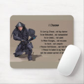 De Samurai-code MousePad Muismat (Met muis)