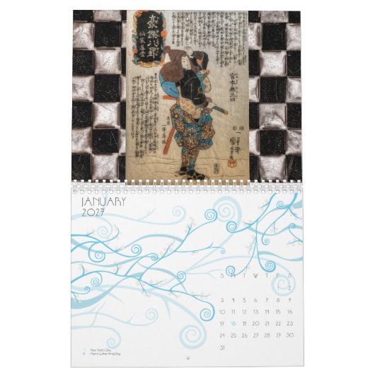 De Samurai Kalender (Jan 2027)
