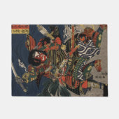 De samurai-strijders Tadanori en Noritsune Deurmat (Voorkant)