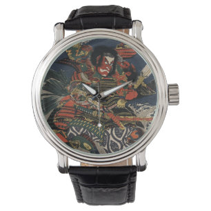 De samurai-strijders Tadanori en Noritsune Horloge