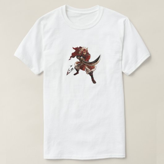 De Samurai Zwaardvechter: Meester van Oorlog Final T-shirt (Design voorkant)