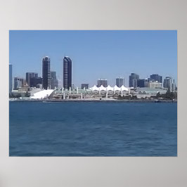 De San Diego Skyline Poster