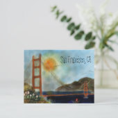De San Francisco Golden Gate Bridge Postcars Briefkaart (Staand voorkant)