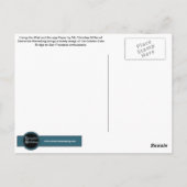 De San Francisco Golden Gate Bridge Postcars Briefkaart (Achterkant)