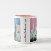 De San Francisco Skyline Tweekleurige Koffiemok (Center)