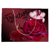 de San Valentín con rosas Groot Cadeauzakje (Achterkant)