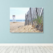 De Sand Dune Beaches of Montauk, NY Canvas Afdruk (Insitu (Houten vloer))
