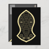 De sandaal van de profeet (Golden) Briefkaart (Voorkant / Achterkant)