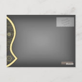 De sandaal van de profeet (Golden) Briefkaart (Achterkant)