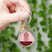 De Sandaal van de profeet (Henna) (rood) Sleutelhanger (Hand)