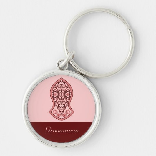 De Sandaal van de profeet (Henna) (rood) Sleutelhanger (Voorkant)