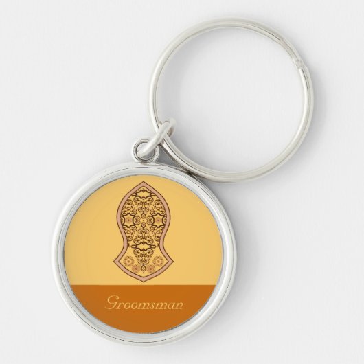 De sandaal van de profeet (Oranje) Sleutelhanger (Voorkant)