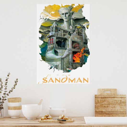 de Sandman house morpheus-droom Poster (Keuken)