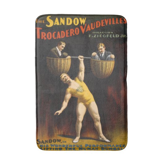 De Sandow Eugen Sandow variété krachtpatser Badmat (Voorkant Verticaal)