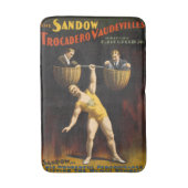 De Sandow Eugen Sandow Vaudeville Gewichtheffer Badmat (Voorkant Verticaal)