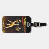 De Sandow Eugen Sandow Vaudeville Gewichtheffer Bagagelabel (Voorkant horizontaal)