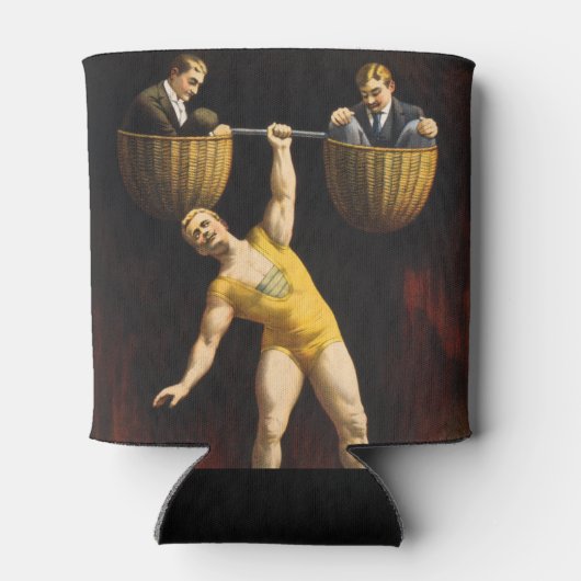 De Sandow Eugen Sandow Vaudeville Gewichtheffer Blikjeskoeler (Achterkant)