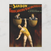 De Sandow Eugen Sandow Vaudeville Gewichtheffer Briefkaart (Voorkant)