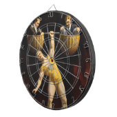 De Sandow Eugen Sandow Vaudeville Gewichtheffer Dartbord (Voorkant Rechts)