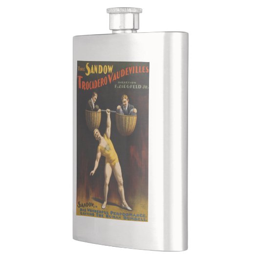 De Sandow Eugen Sandow Vaudeville Gewichtheffer Flacon (Links)