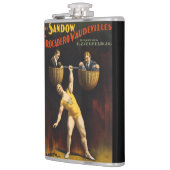 De Sandow Eugen Sandow Vaudeville Gewichtheffer Heupfles (Links)