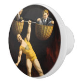 De Sandow Eugen Sandow Vaudeville Gewichtheffer Keramische Knop (Rechts)