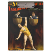 De Sandow Eugen Sandow Vaudeville Gewichtheffer Klembord (Voorkant)
