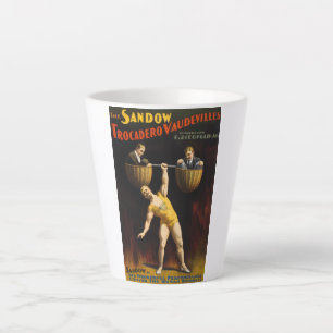 De Sandow Eugen Sandow Vaudeville Gewichtheffer Latte Mok