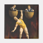 De Sandow Eugen Sandow Vaudeville Gewichtheffer Magneet (Voorkant)