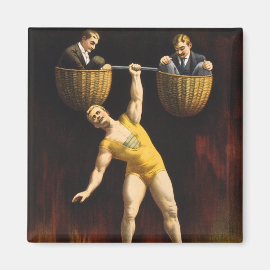 De Sandow Eugen Sandow Vaudeville Gewichtheffer Magneet (Voorkant)