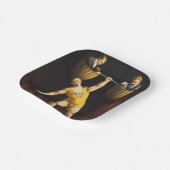 De Sandow Eugen Sandow Vaudeville Gewichtheffer Papieren Bordje (Gebogen)