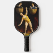 De Sandow Eugen Sandow Vaudeville Gewichtheffer Pickleball Paddle (Voorkant)