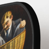 De Sandow Eugen Sandow Vaudeville Gewichtheffer Pickleball Paddle (Links Detail)