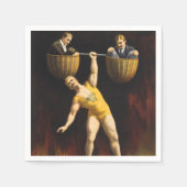 De Sandow Eugen Sandow Vaudeville Gewichtheffer Servet (Voorkant)