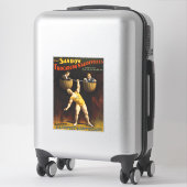 De Sandow Eugen Sandow Vaudeville Gewichtheffer Sticker (Koffer)