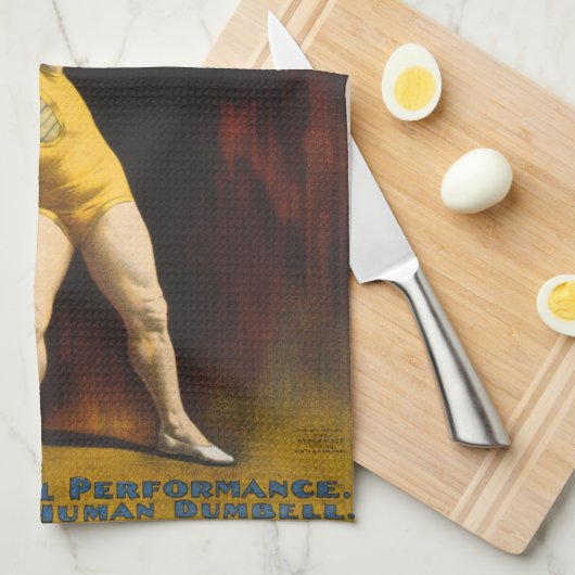 De Sandow Eugen Sandow Vaudeville Gewichtheffer Theedoek (Quarter Fold)